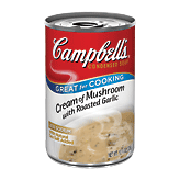 Campbell's Great For Cooking cream of mushroom with roasted garlic Full-Size Picture